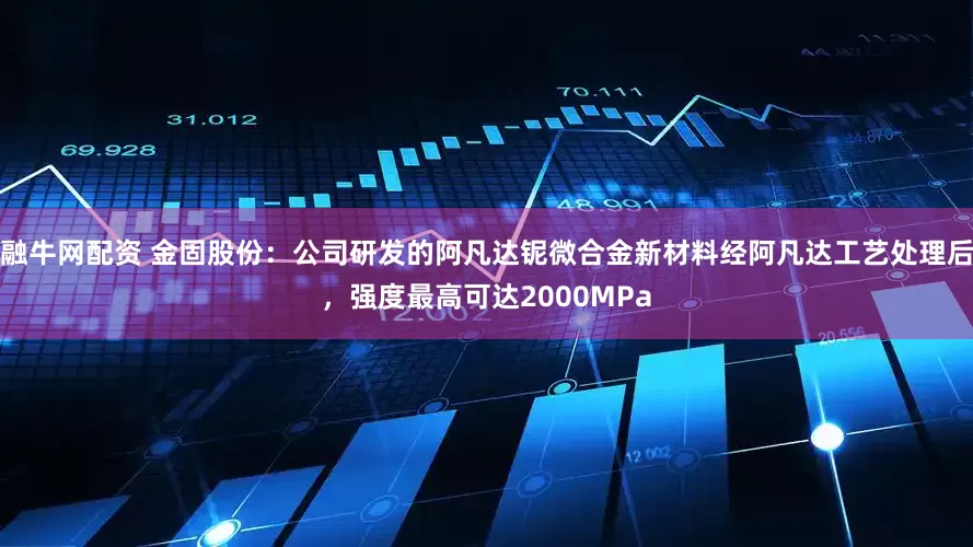 融牛网配资 金固股份：公司研发的阿凡达铌微合金新材料经阿凡达工艺处理后，强度最高可达2000MPa
