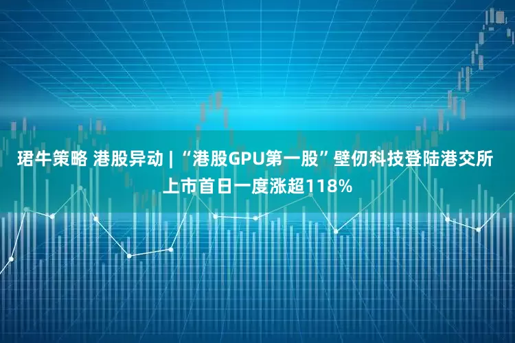 珺牛策略 港股异动 | “港股GPU第一股”壁仞科技登陆港交所 上市首日一度涨超118%